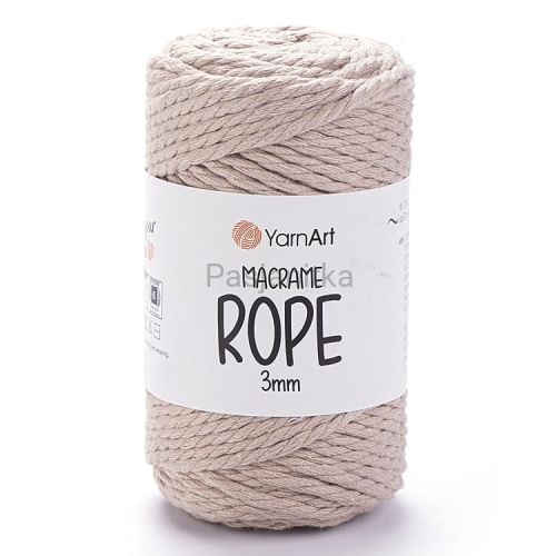 Sznurek Macrame Rope 3 mm / 753 jasny beż