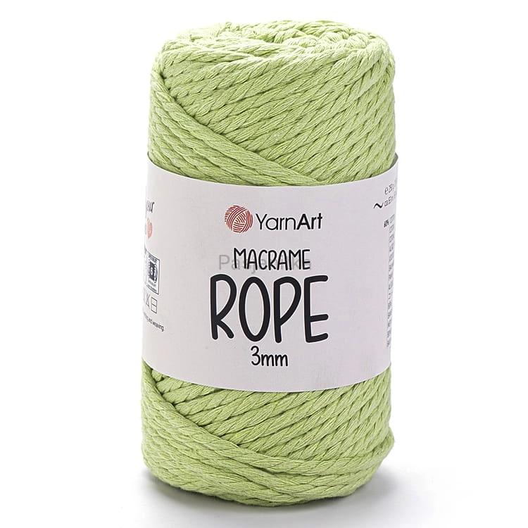 Sznurek Macrame Rope 3 mm / 755 jasny zielony