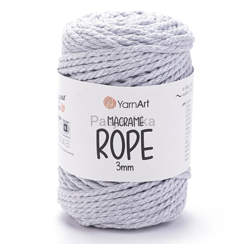 Sznurek Macrame Rope 3 mm / 756 jasny szary