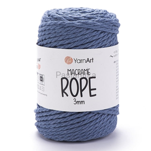 Sznurek Macrame Rope 3 mm / 761 jeans