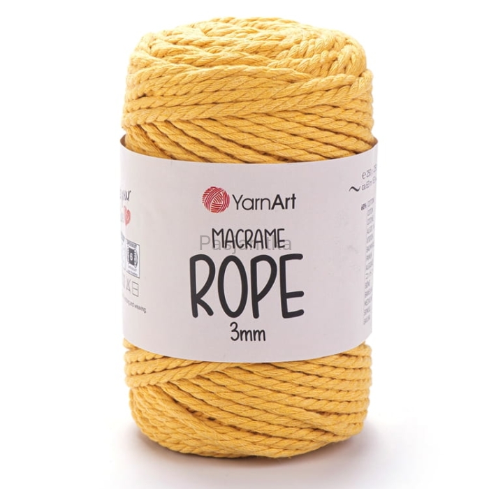 Sznurek Macrame Rope 3 mm / 764 żółty
