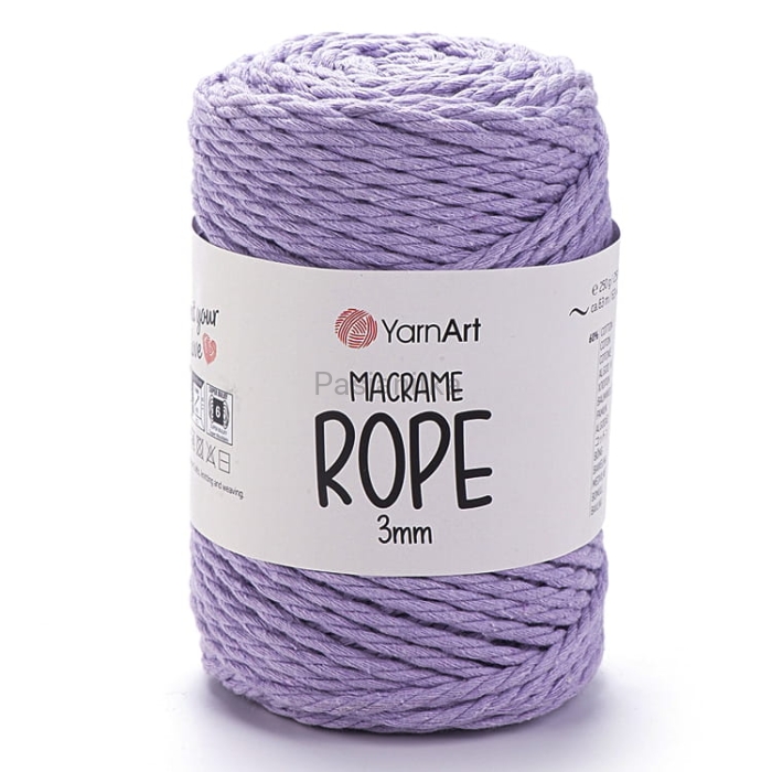 Sznurek Macrame Rope 3 mm / 765 jasny fiolet