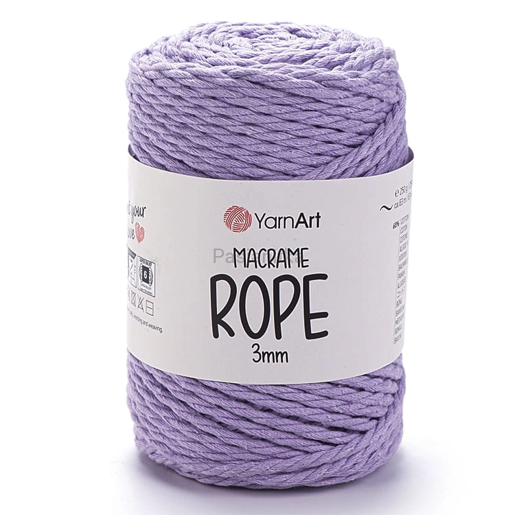 Sznurek Macrame Rope 3 mm / 765 jasny fiolet