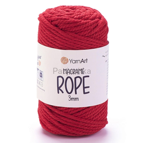 Sznurek Macrame Rope 3 mm / 773 czerwony