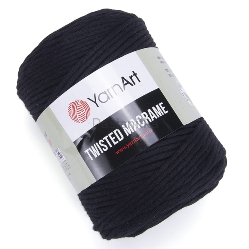Sznurek Twisted Macrame 750 czarny