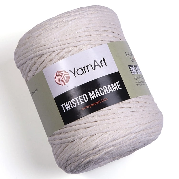Sznurek Twisted Macrame 752 ecru