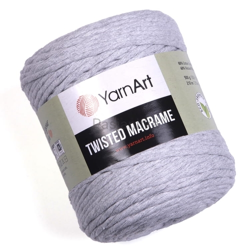 Sznurek Twisted Macrame 756 szary