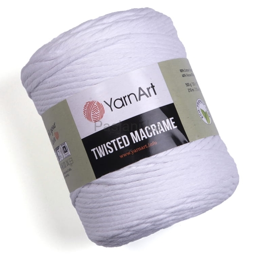 Sznurek Twisted Macrame 751 biały