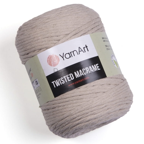 Sznurek Twisted Macrame 753 jasny beż
