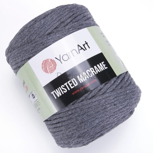 Sznurek Twisted Macrame 758 grafit