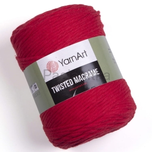 Sznurek Twisted Macrame 773 czerwony