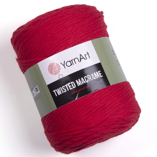 Sznurek Twisted Macrame 773 czerwony
