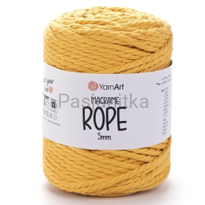 Sznurek Macrame Rope 5 mm / 764 żółty