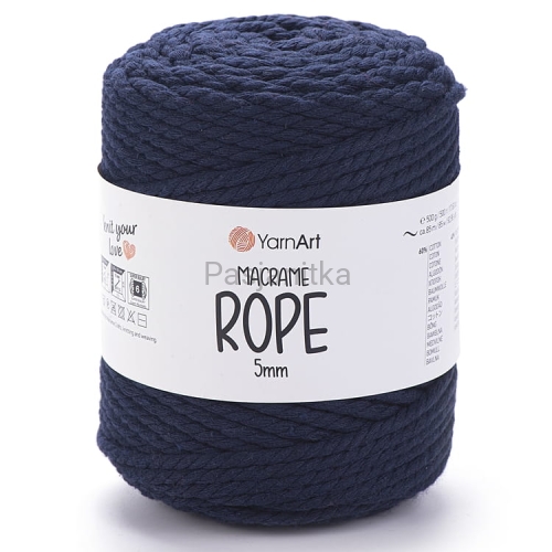 Sznurek Macrame Rope 5 mm / 784 granat