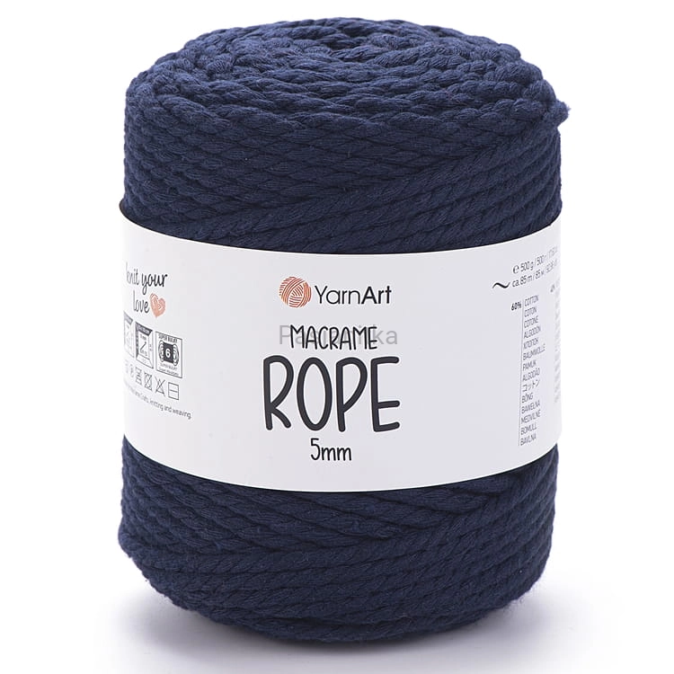 Sznurek Macrame Rope 5 mm / 784 granat
