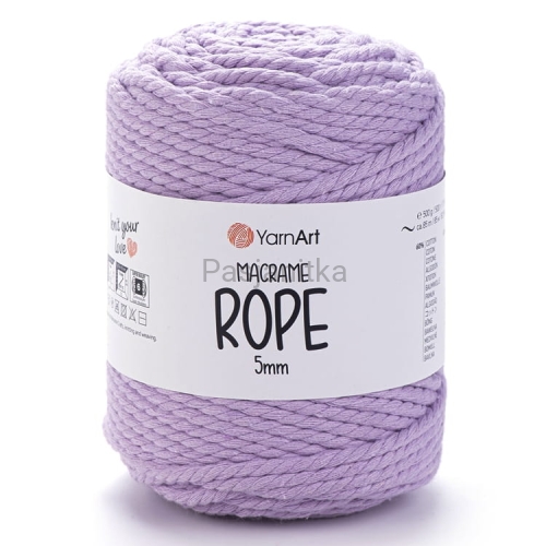 Sznurek Macrame Rope 5 mm / 765 jasny fiolet