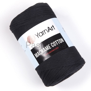 Sznurek Macrame Cotton 2 mm / 750 czarny