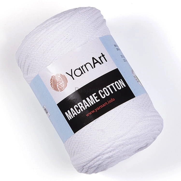 Sznurek Macrame Cotton 2 mm / 751 biały