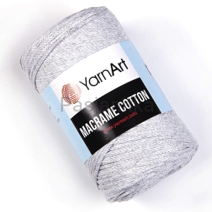 Sznurek Macrame Cotton 2 mm / 756 jasny szary