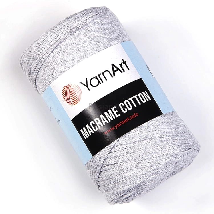 Sznurek Macrame Cotton 2 mm / 756 jasny szary