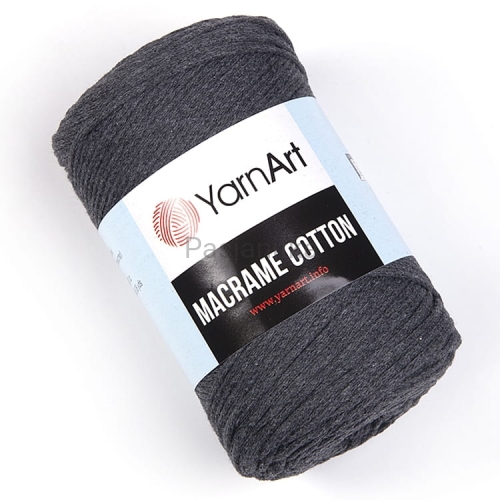 Sznurek Macrame Cotton 2 mm / 758 ciemny szary