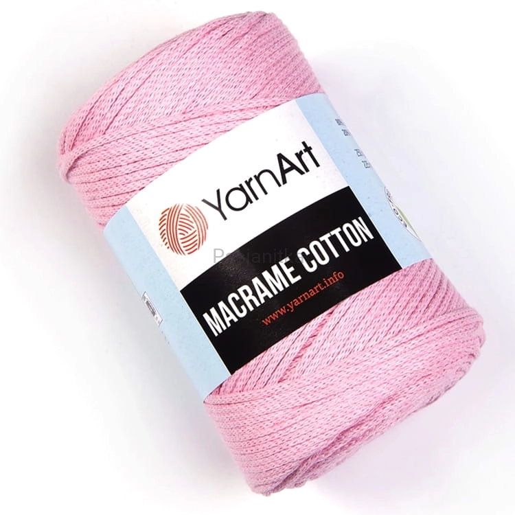 Sznurek Macrame Cotton 2 mm / 762 jasny róż