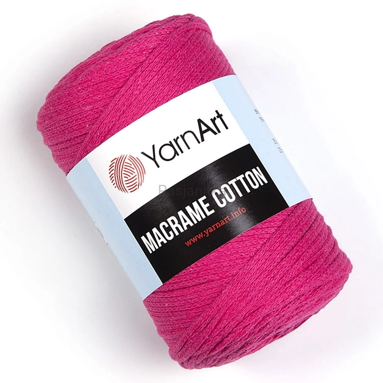 Sznurek Macrame Cotton 2 mm / 771 fuksja