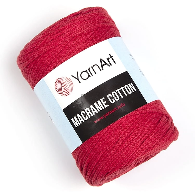 Sznurek Macrame Cotton 2 mm / 773 czerwony