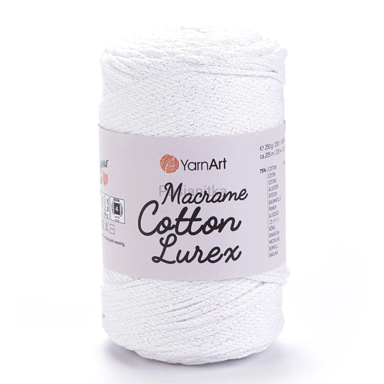 Sznurek Macrame Cotton Lurex 2 mm / 721