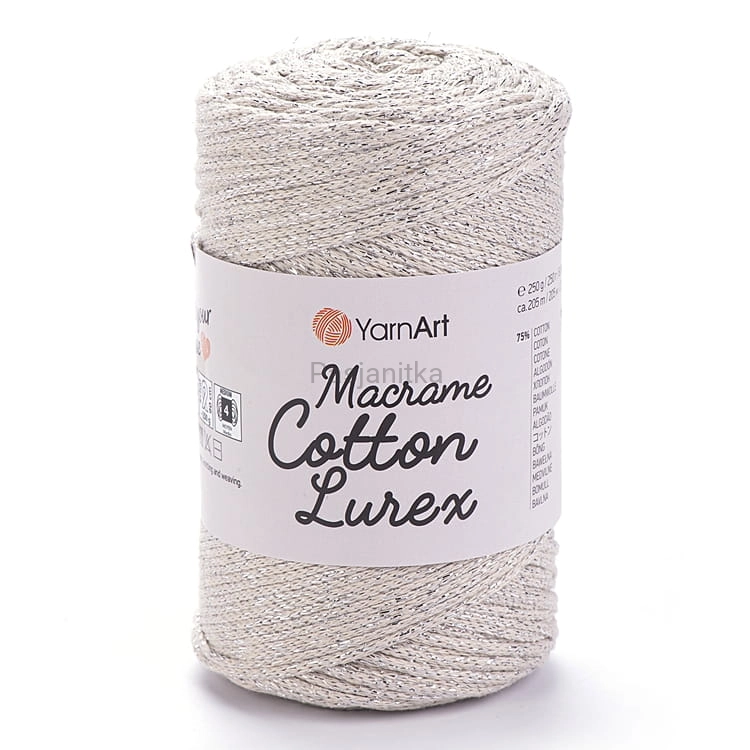 Sznurek Macrame Cotton Lurex 2 mm / 725