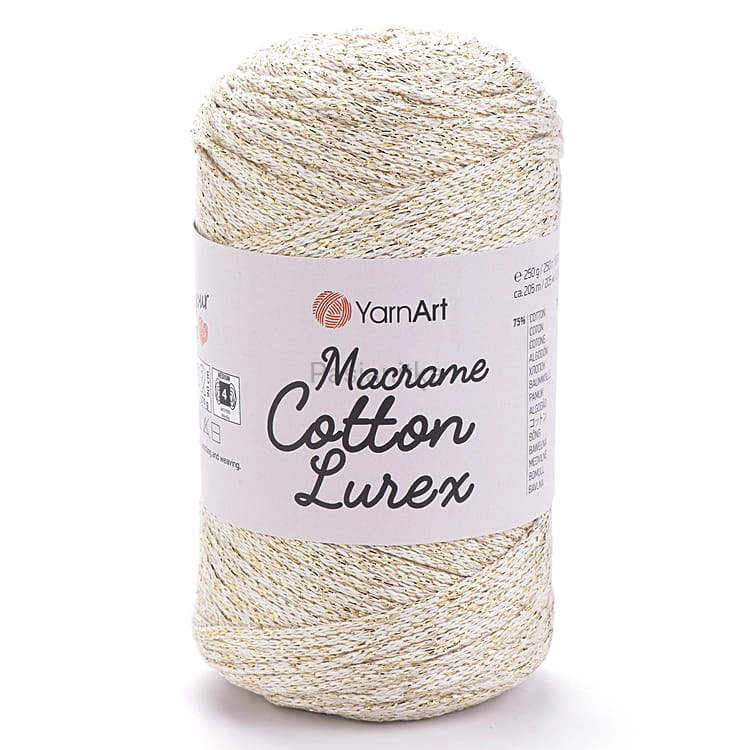 Sznurek Macrame Cotton Lurex 2 mm / 724