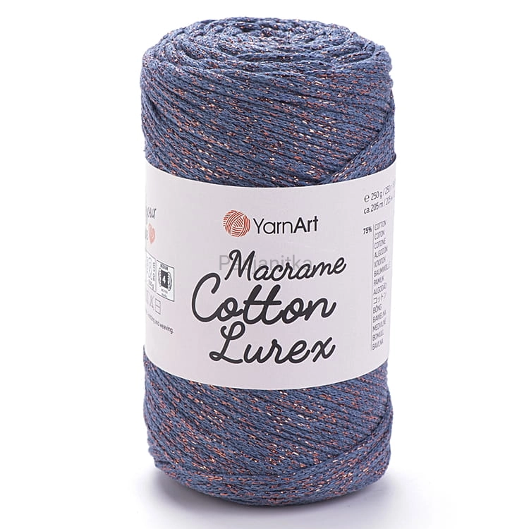 Sznurek Macrame Cotton Lurex 2 mm / 731