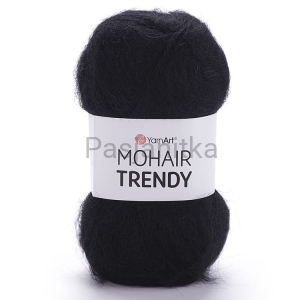 Włóczka Mohair Trendy 102 / czarny