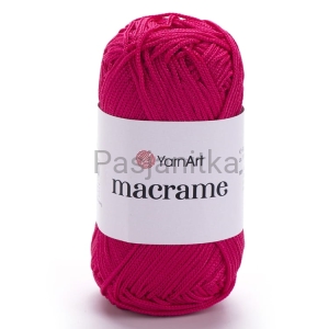 Sznurek Macrame 1,5 mm / 163 róż-czerwień