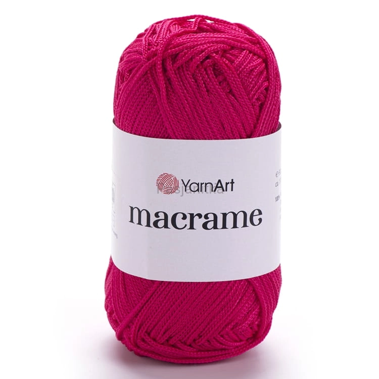 Sznurek Macrame 1,5 mm / 163 róż-czerwień
