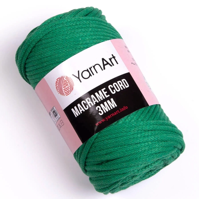 Sznurek Macrame Cord 3 mm / 759 zielony
