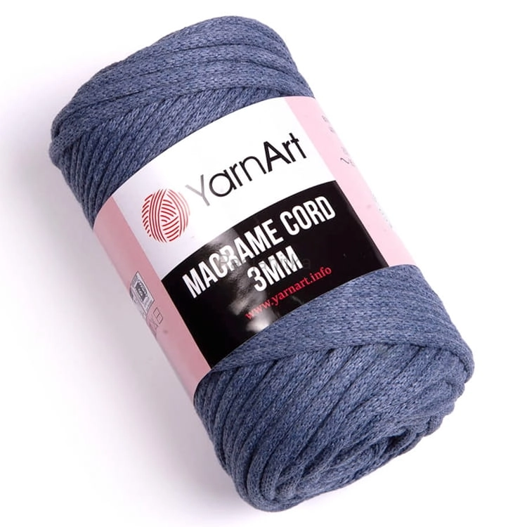 Sznurek Macrame Cord 3 mm / 761 jeans