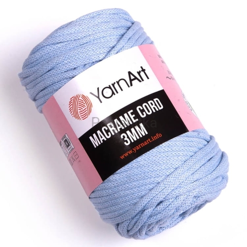 Sznurek Macrame Cord 3 mm / 760 błękit