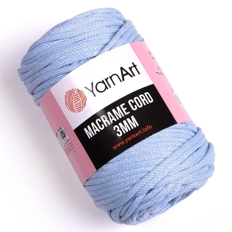 Sznurek Macrame Cord 3 mm / 760 błękit