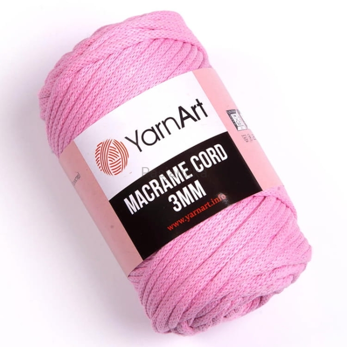 Sznurek Macrame Cord 3 mm / 762 jasny róż