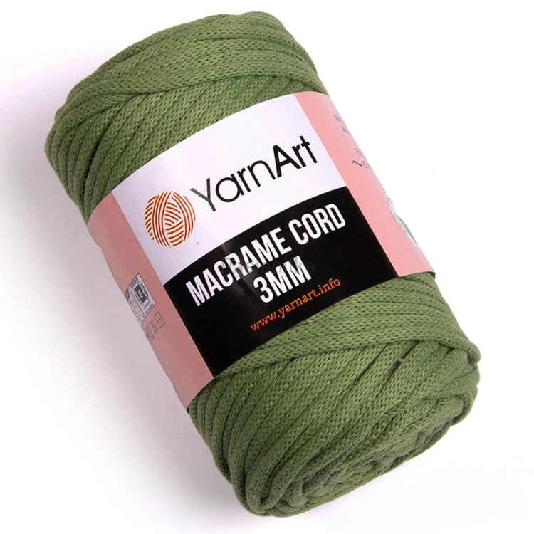 Sznurek Macrame Cord 3 mm / 787 paproć