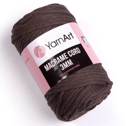 Sznurek Macrame Cord 3 mm / 769 brązowy