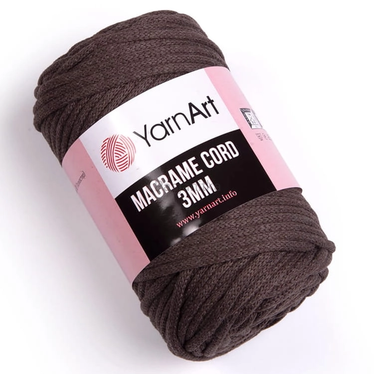 Sznurek Macrame Cord 3 mm / 769 brązowy