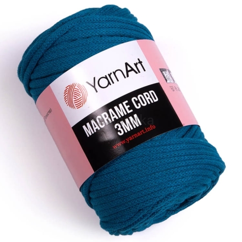 Sznurek Macrame Cord 3 mm / 789 petrol