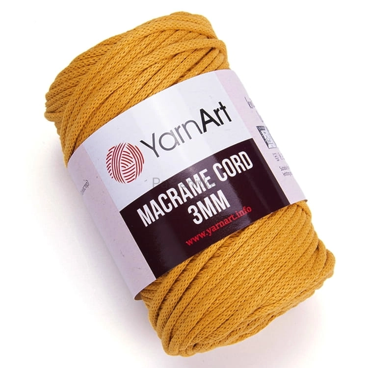 Sznurek Macrame Cord 3 mm / 796 musztarda