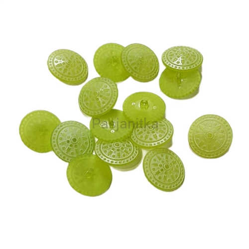 Guziki plastikowe nr 006 / 2,8 cm / 9 szt