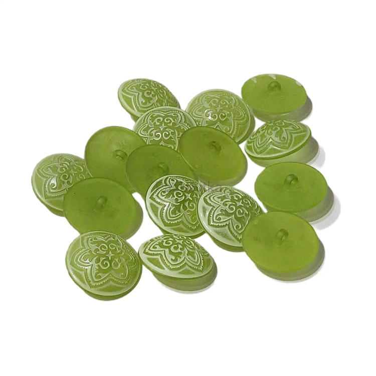 Guziki plastikowe nr 179 / 2,5 cm / 9 szt