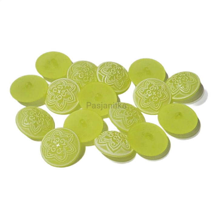 Guziki plastikowe nr 183 / 2,5 cm / 10 szt
