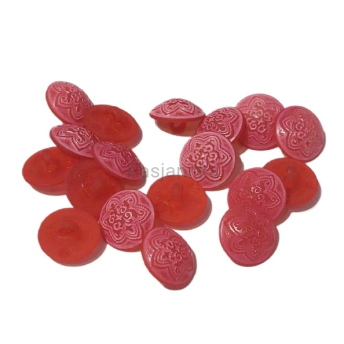 Guziki plastikowe nr 153 / 1,5 cm / 10 szt
