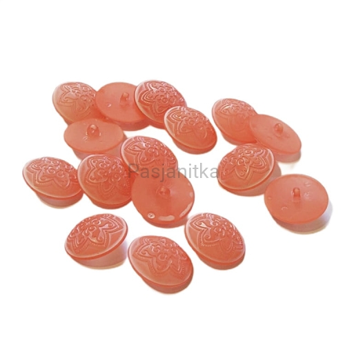 Guziki plastikowe nr 189 / 2,5 cm / 9 szt